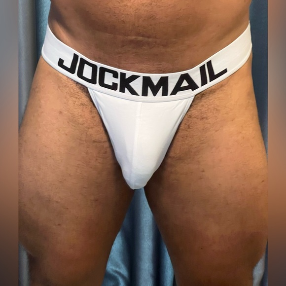 Mens NEW White Cotton Sports Brief by JOCKMAIL - Picture 3 of 4